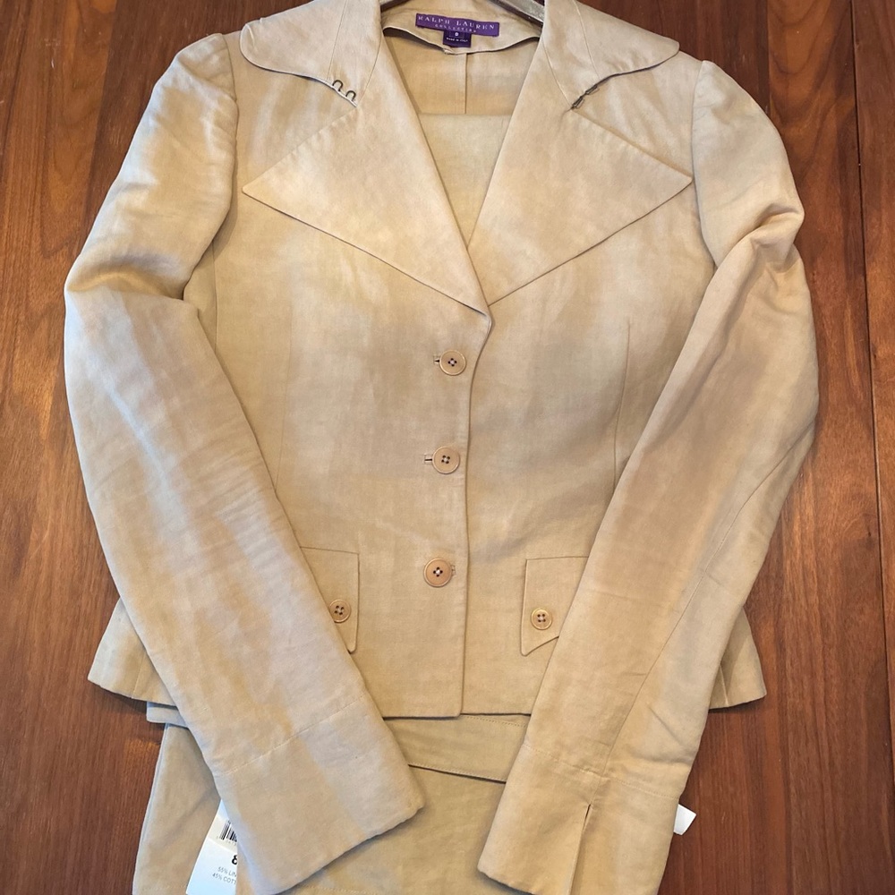 Ralph Lauren Collection Linen Pantsuit